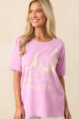 The Beach Boys Good Vibrations Lavender Tee