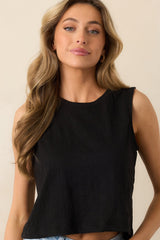 Z Supply Black Sloane Textured Slub Top