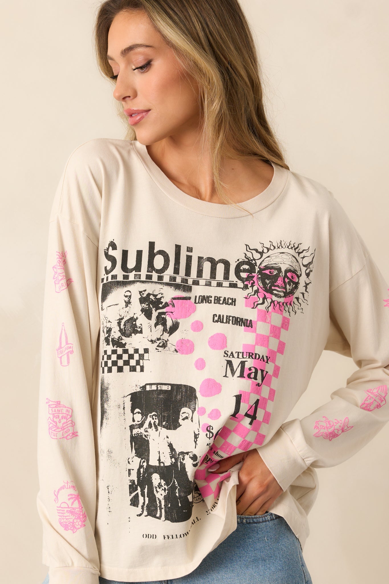 Sublime Dirty White Love The One You Got Merch Long Sleeve