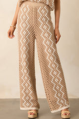Z Supply Natural Loma Crochet Pant