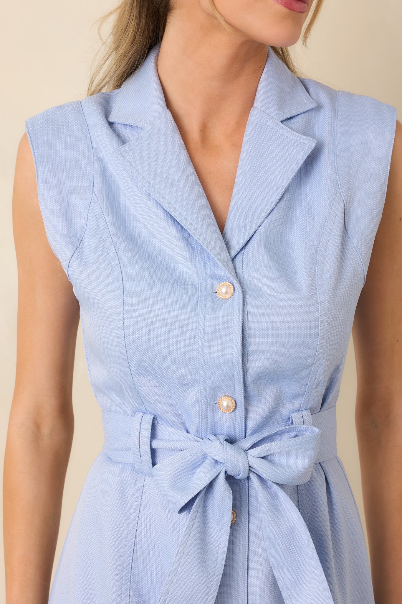 Prosperina Jacqueline Sky Blue Midi Dress