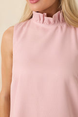 Prosperina Cecily Light Pink Bow Back Mini Dress