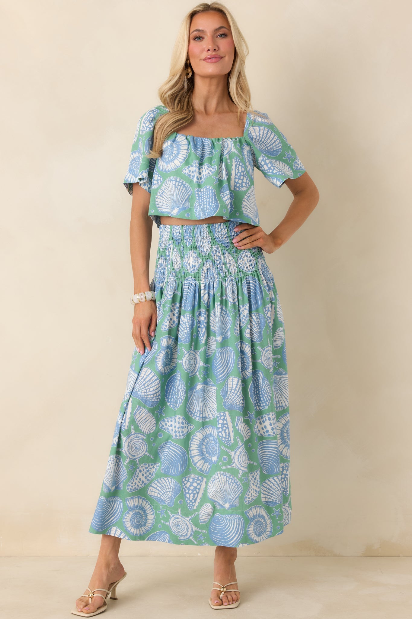 Paradisa Siesta Key Oceana Blue Multi Convertible Skirt Dress