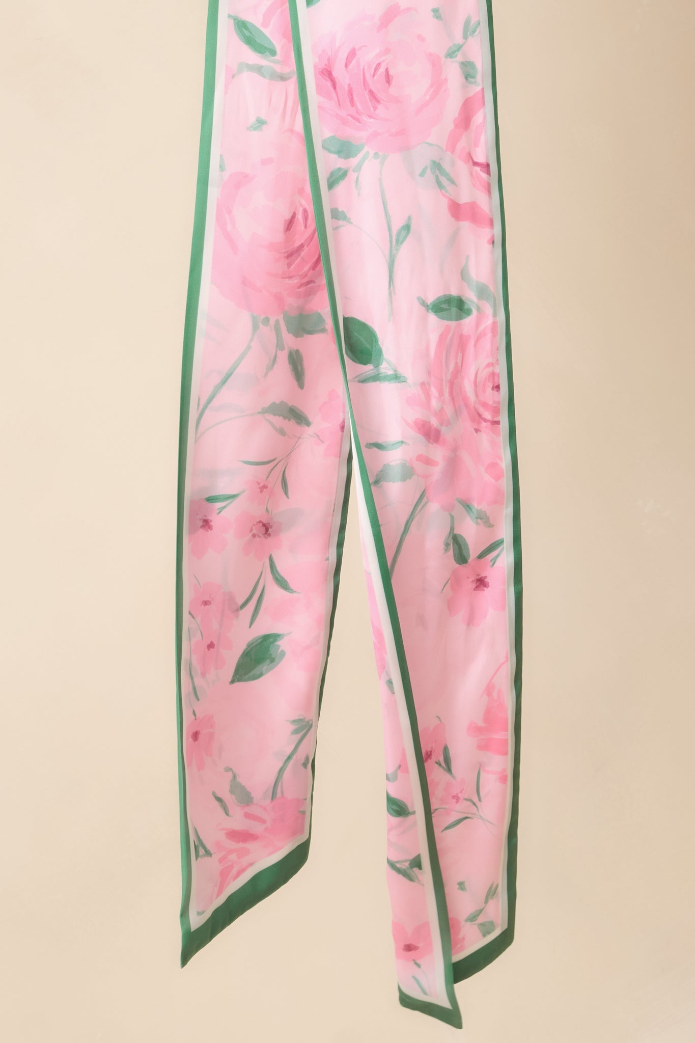 Prosperina Twillies Pink & Green Floral Scarf Tie