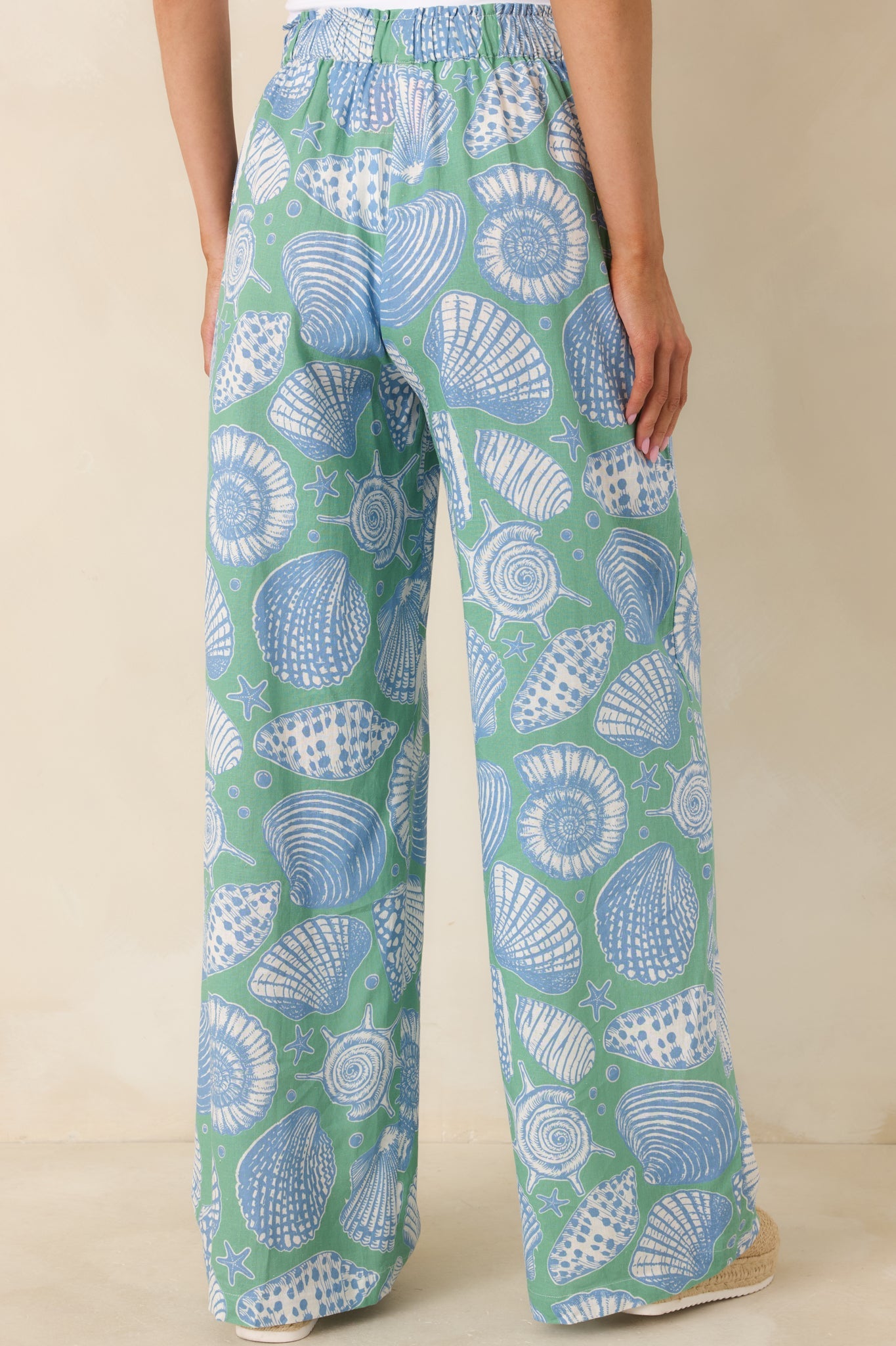 Paradisa San Marino Oceana Blue Multi Drawstring Pants