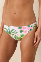 Paradisa Isla Multi Poolside Print Low-Rise Bikini Bottoms