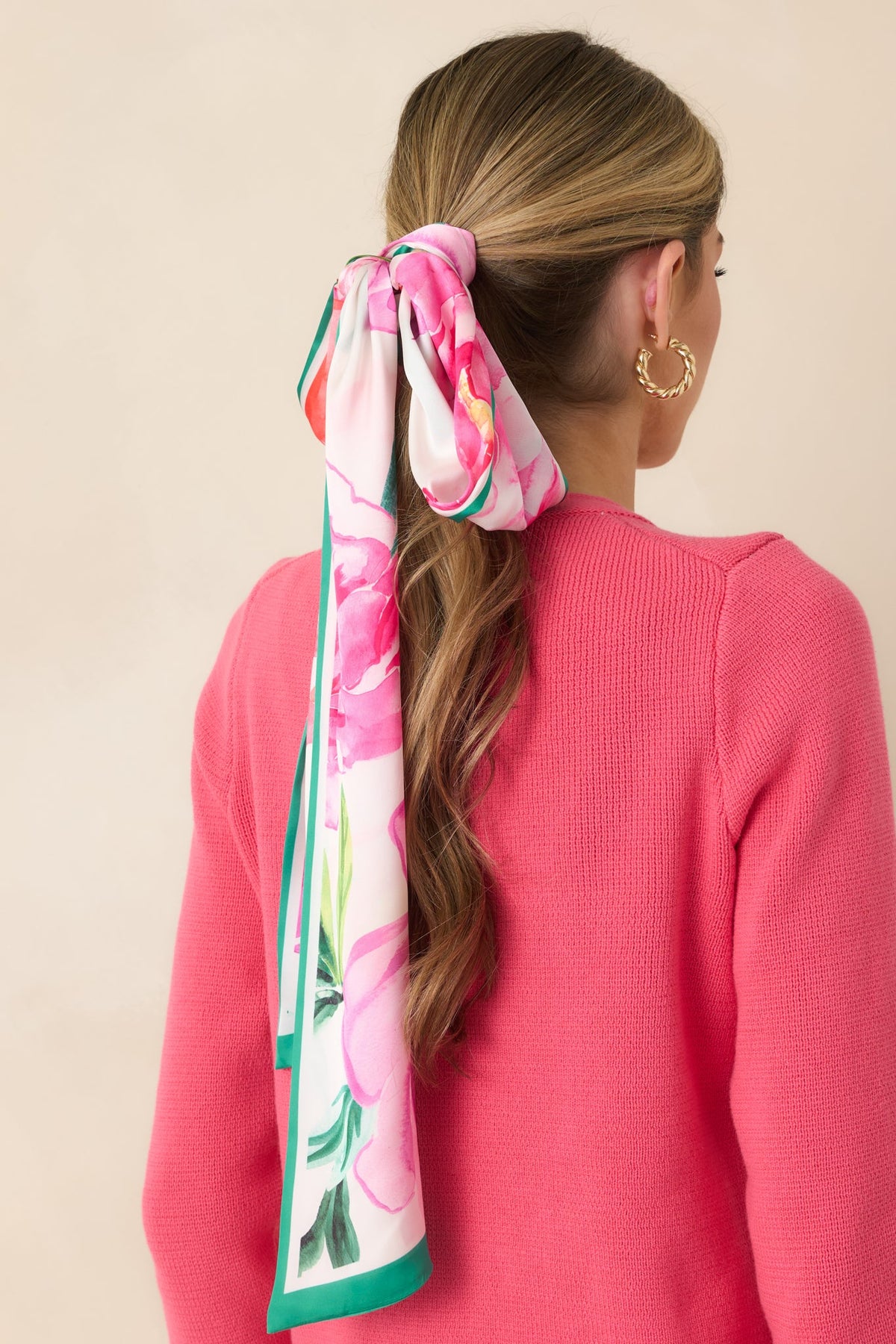 Prosperina Twillies Pink Floral Scarf Tie