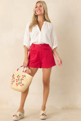 Under Open Skies White Cotton Long Flowy Blouse