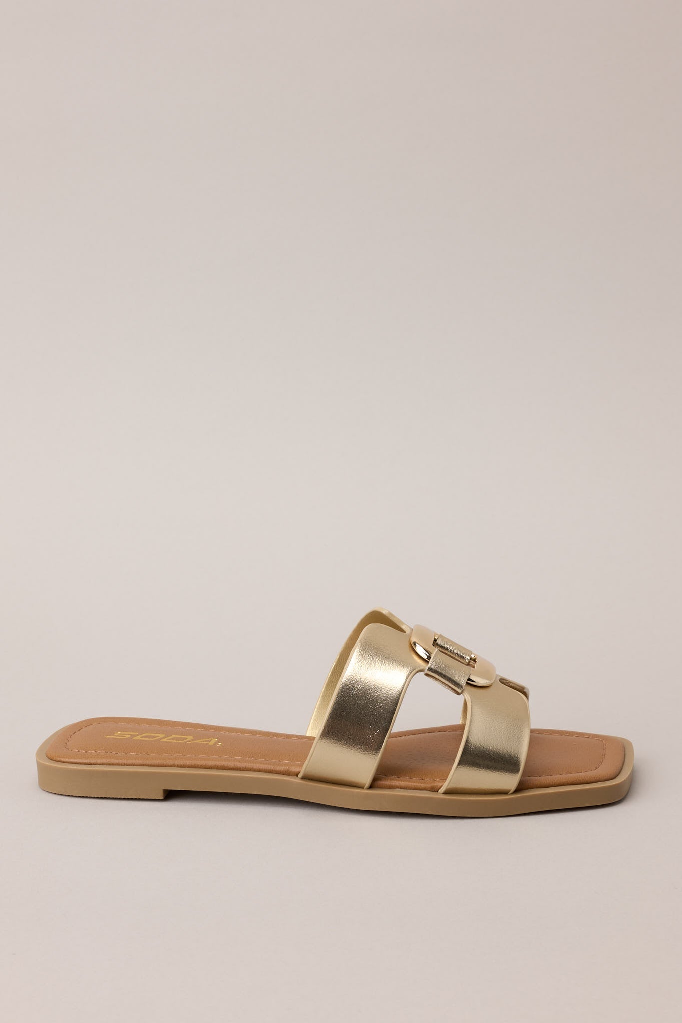 Time After Time Gold Sandals