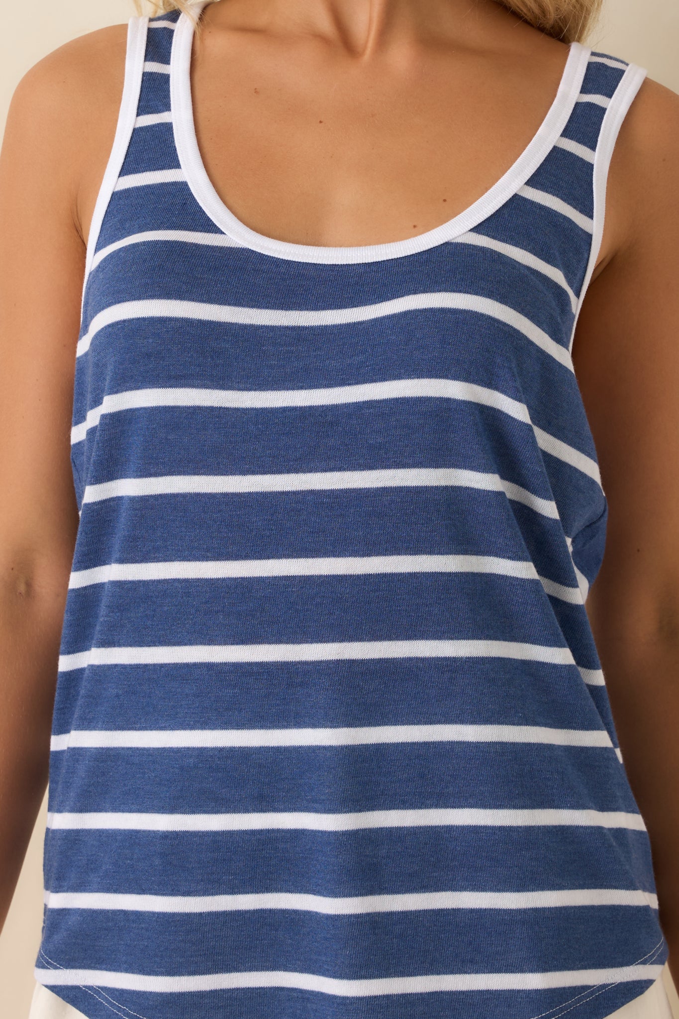 Z Supply Ferry Deep Blue Stripe Tank