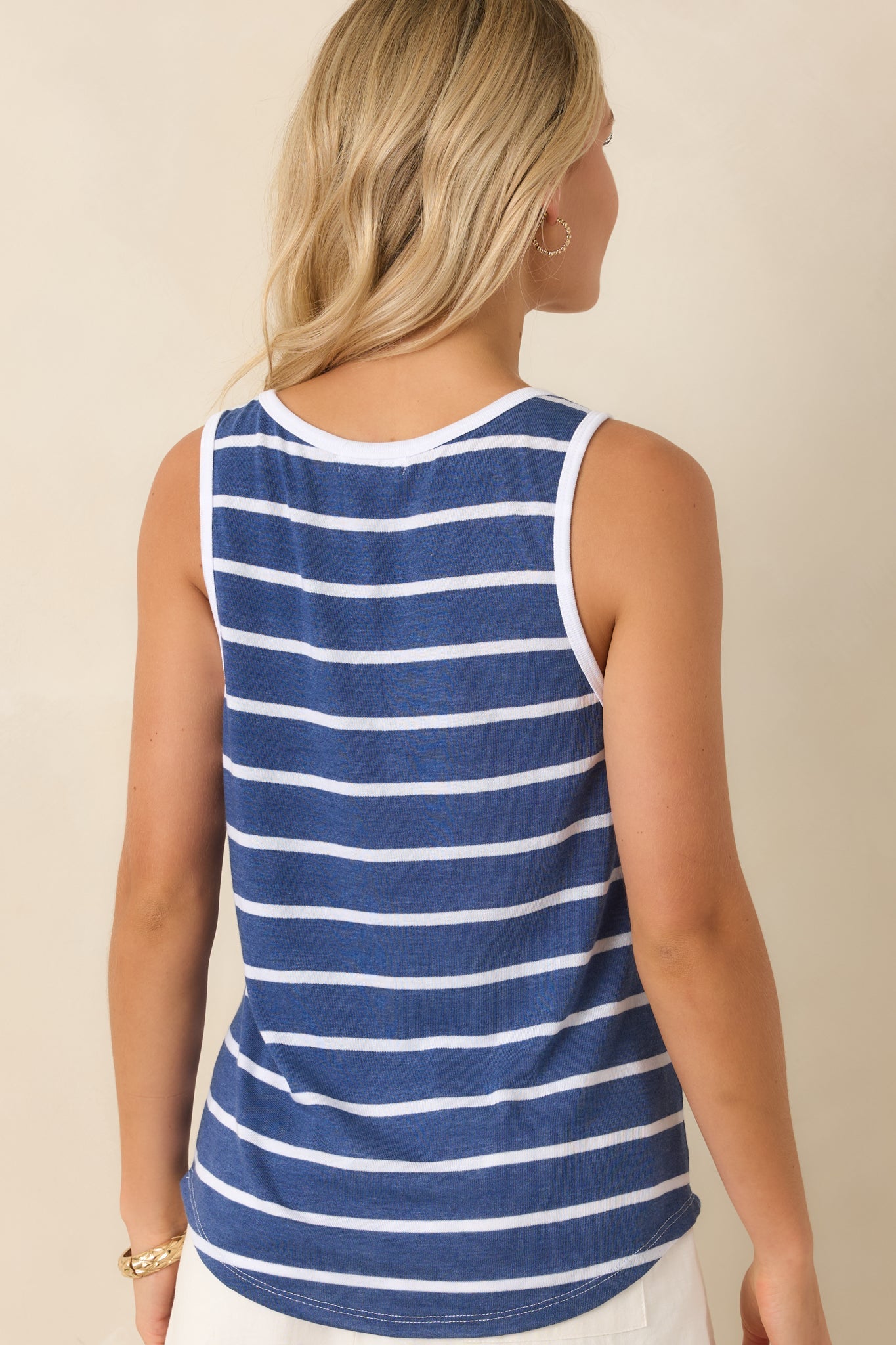 Z Supply Ferry Deep Blue Stripe Tank