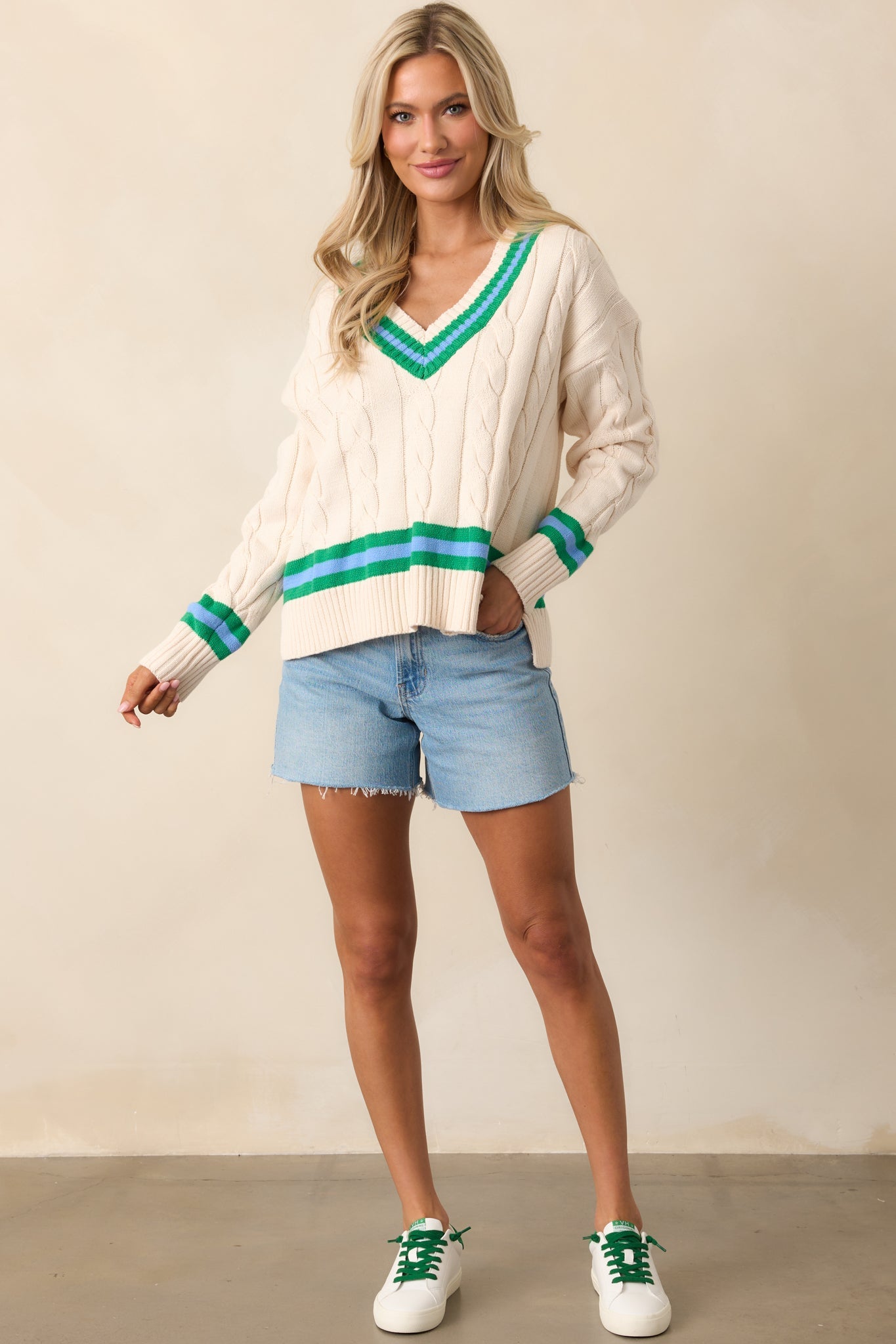 Days Like This Light Wash High Waisted Denim Shorts