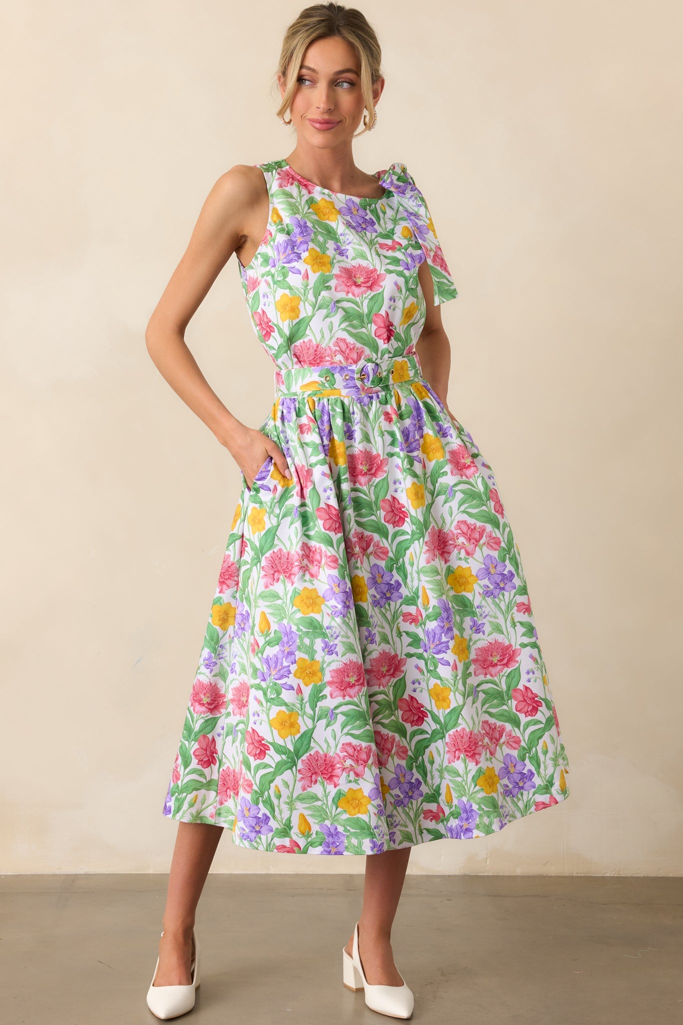 Sinclair Garden Party Floral Cotton Top