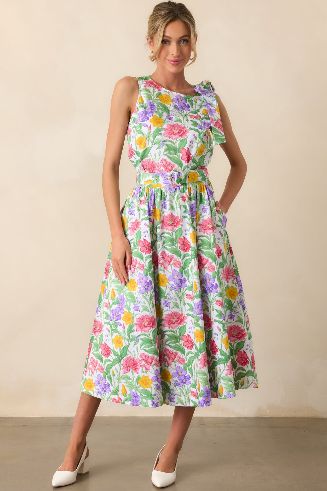 Sinclair Garden Party Floral Cotton Top
