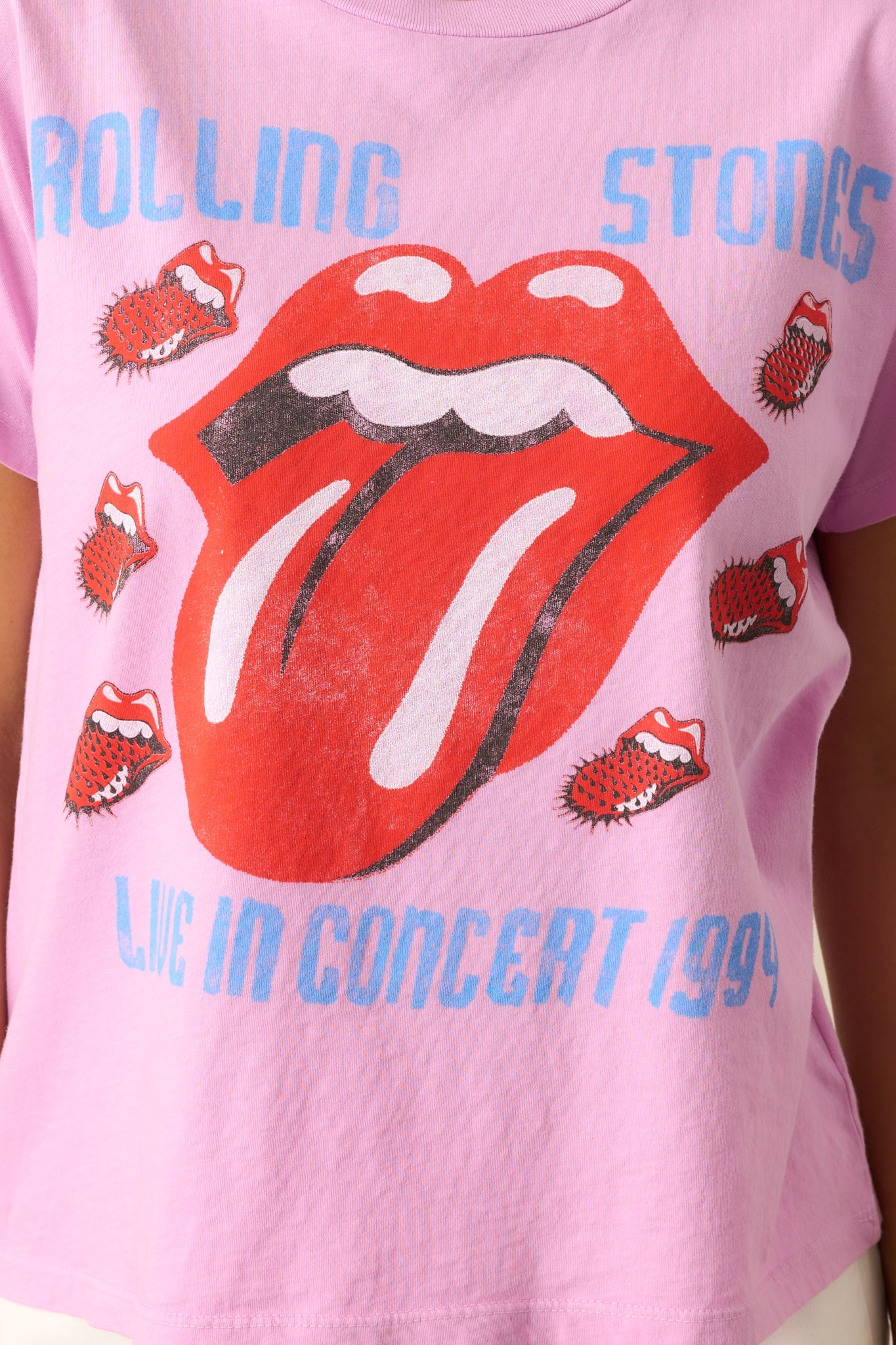 Rolling Stones Pink Cotton Live In Concert 1994 Solo Tee