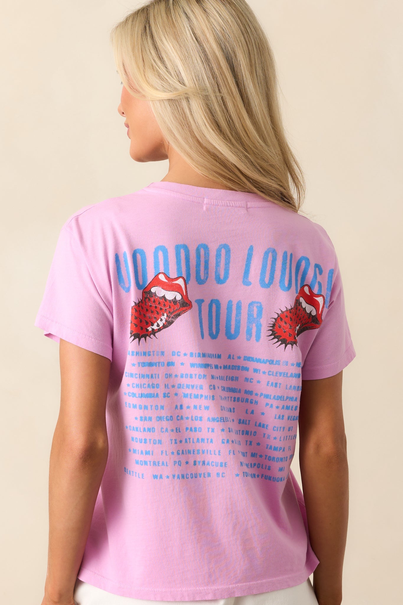 Rolling Stones Pink Cotton Live In Concert 1994 Solo Tee