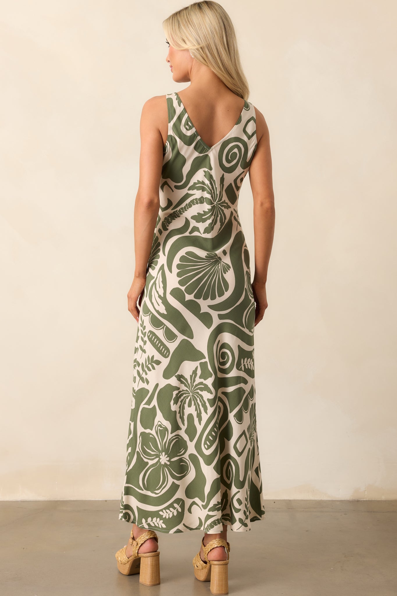 MINKPINK Green Amos Keyhole Midi Dress