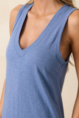 Z Supply Sky Blue Palisades Midi Dress