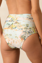 MINKPINK Yellow Green Vacanza High Bikini Pant