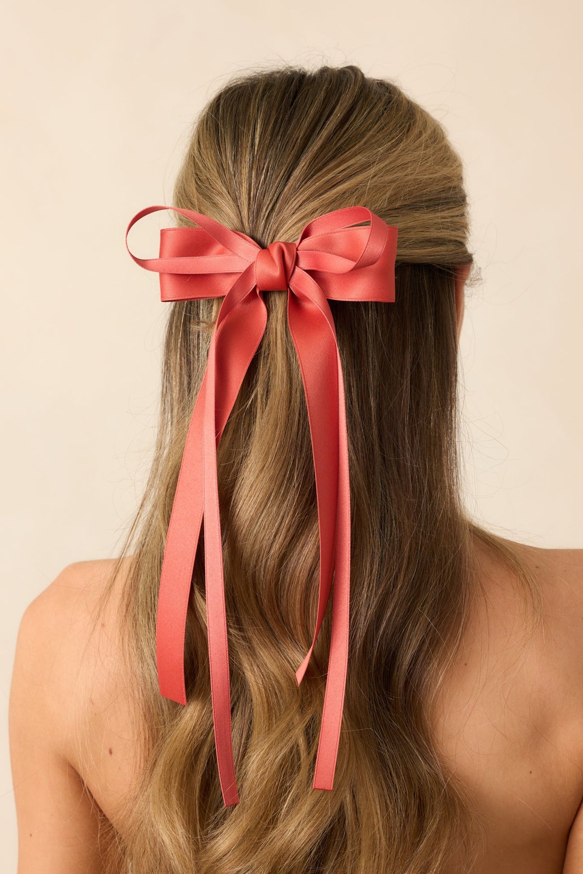 Light The Way Orange Clip In Bow