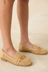 Stick To Your Word Natural Woven Loafer