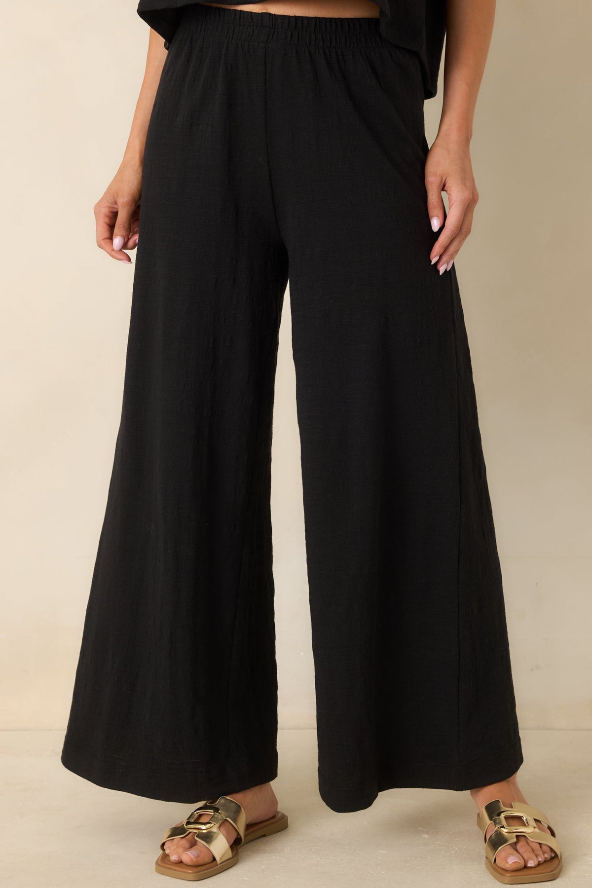 Z Supply Black Scout Textured Slub Pants