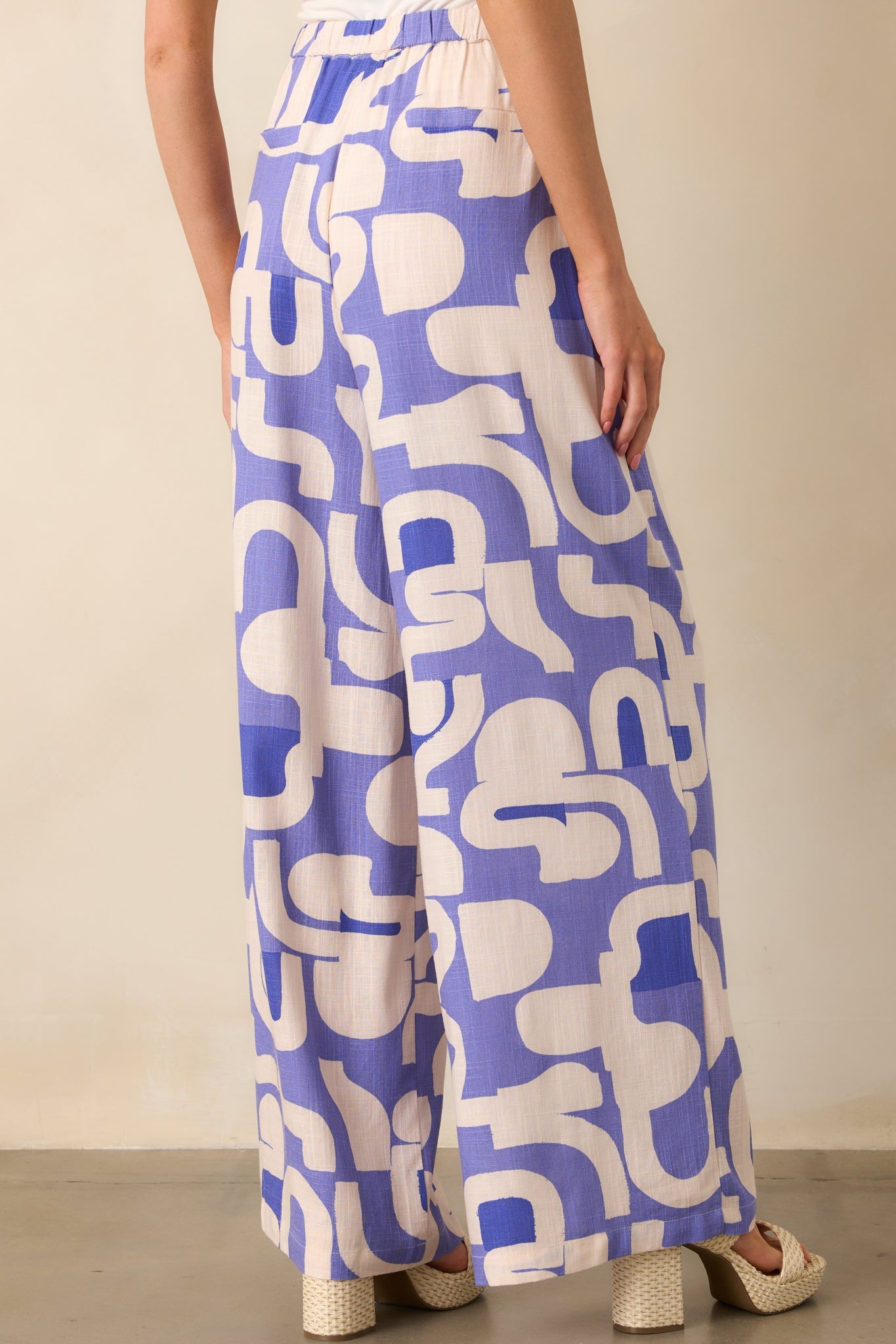 MINKPINK Dusty Blue Iris Wide Leg Pant