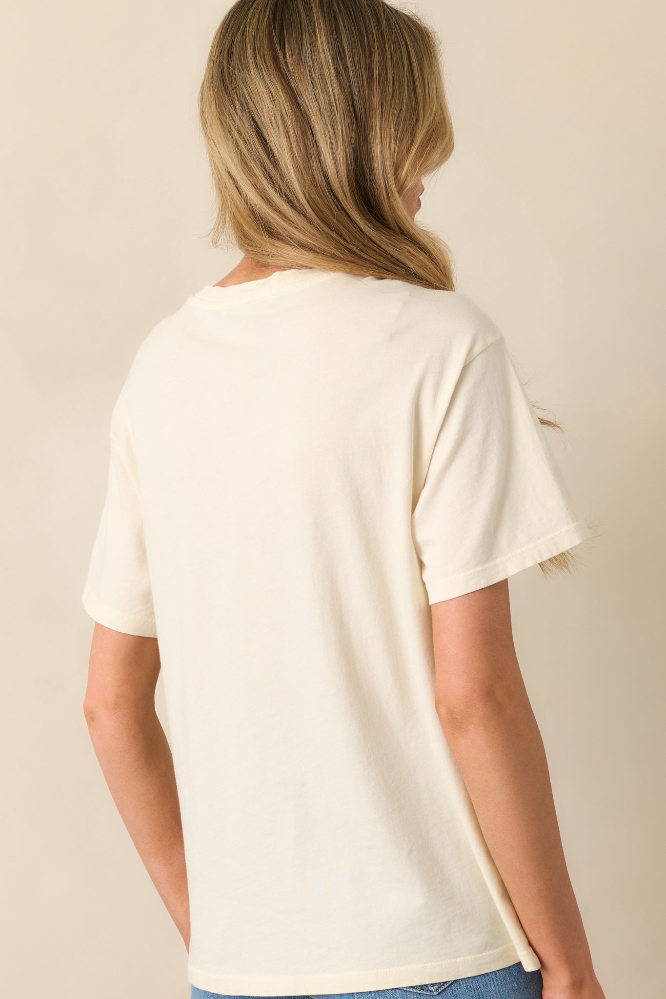 Fleetwood Mac Dreams Ivory Boyfriend Tee