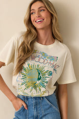 Fleetwood Mac Dreams Ivory Boyfriend Tee
