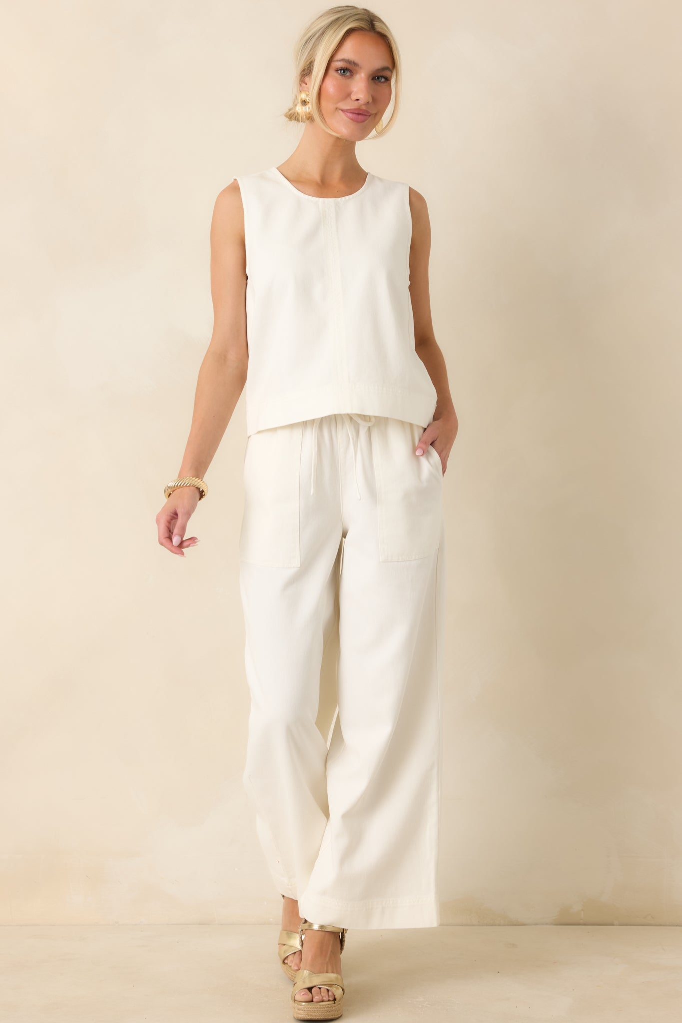 Z Supply Ivory Daycation Pants