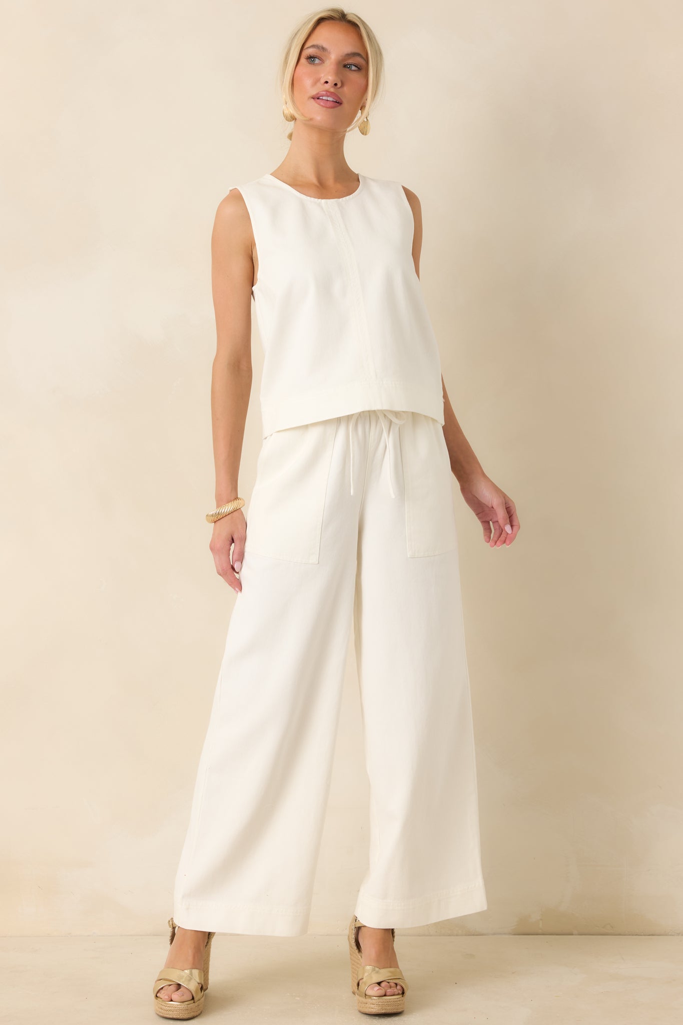 Z Supply Ivory Daycation Pants