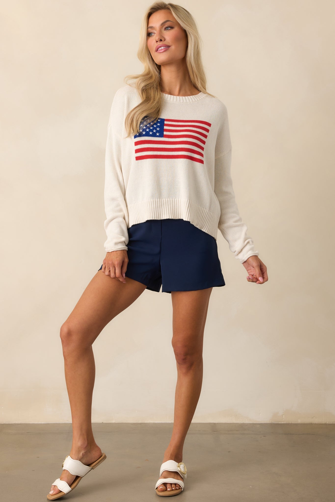 What You Need Navy Tailored Stretch Shorts