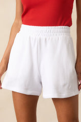 Z Supply White Club Cotton Shorts