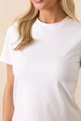 SPANX® White Cool Cotton Crewneck Tee