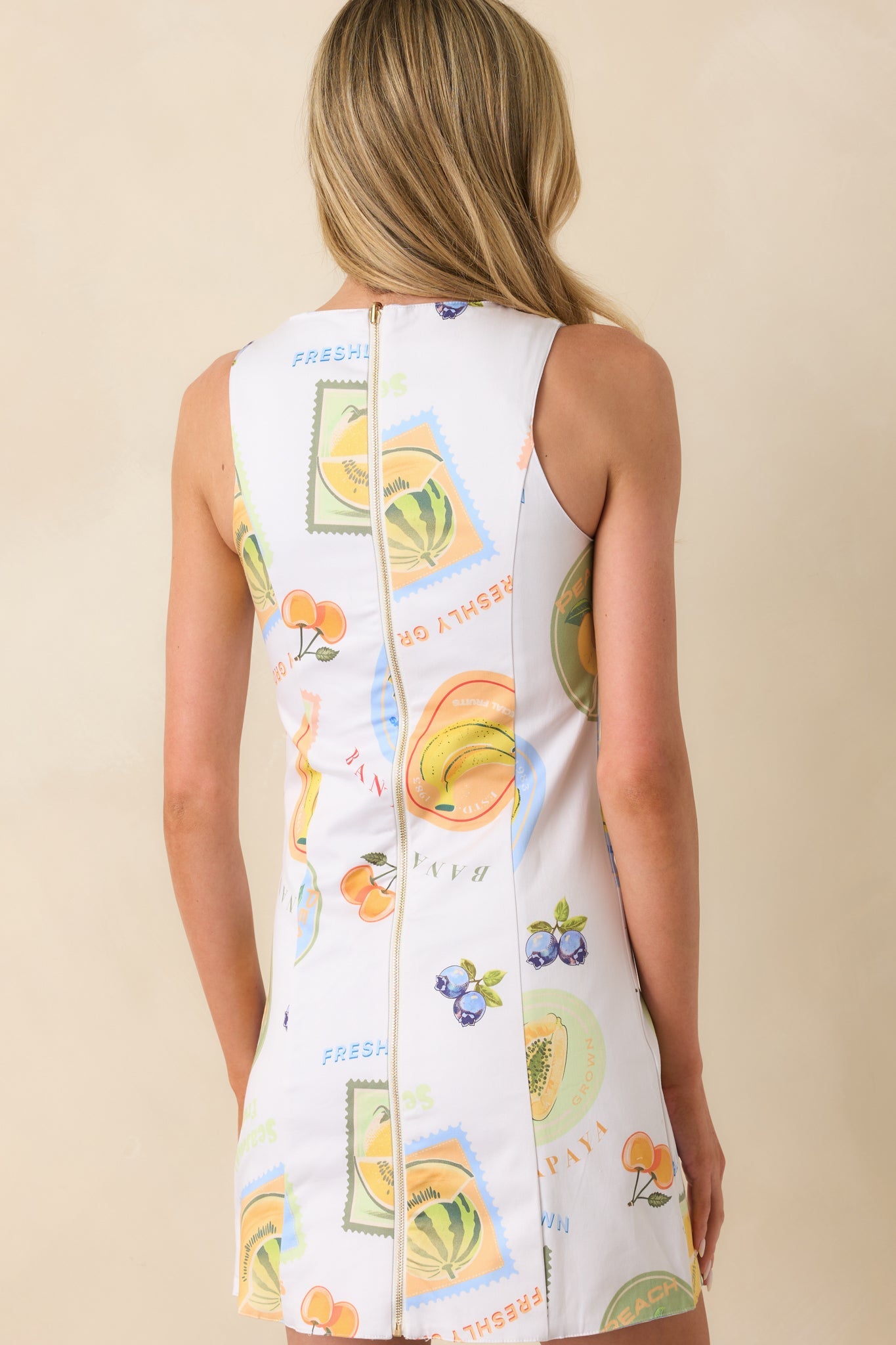 Prosperina Astrid Multi Print Cotton Reversible Mini Dress