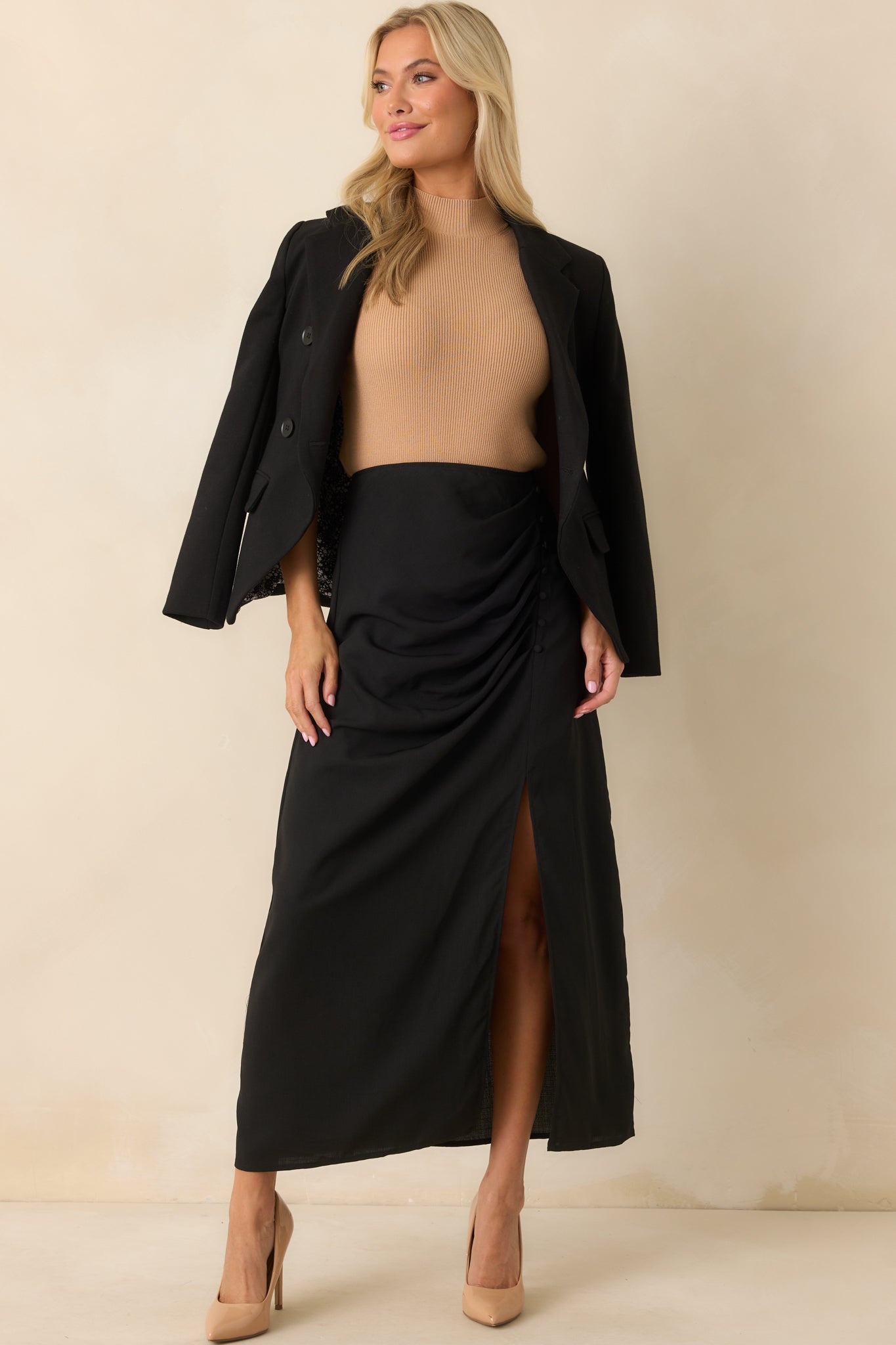 Hidden Reflections Black Blazer