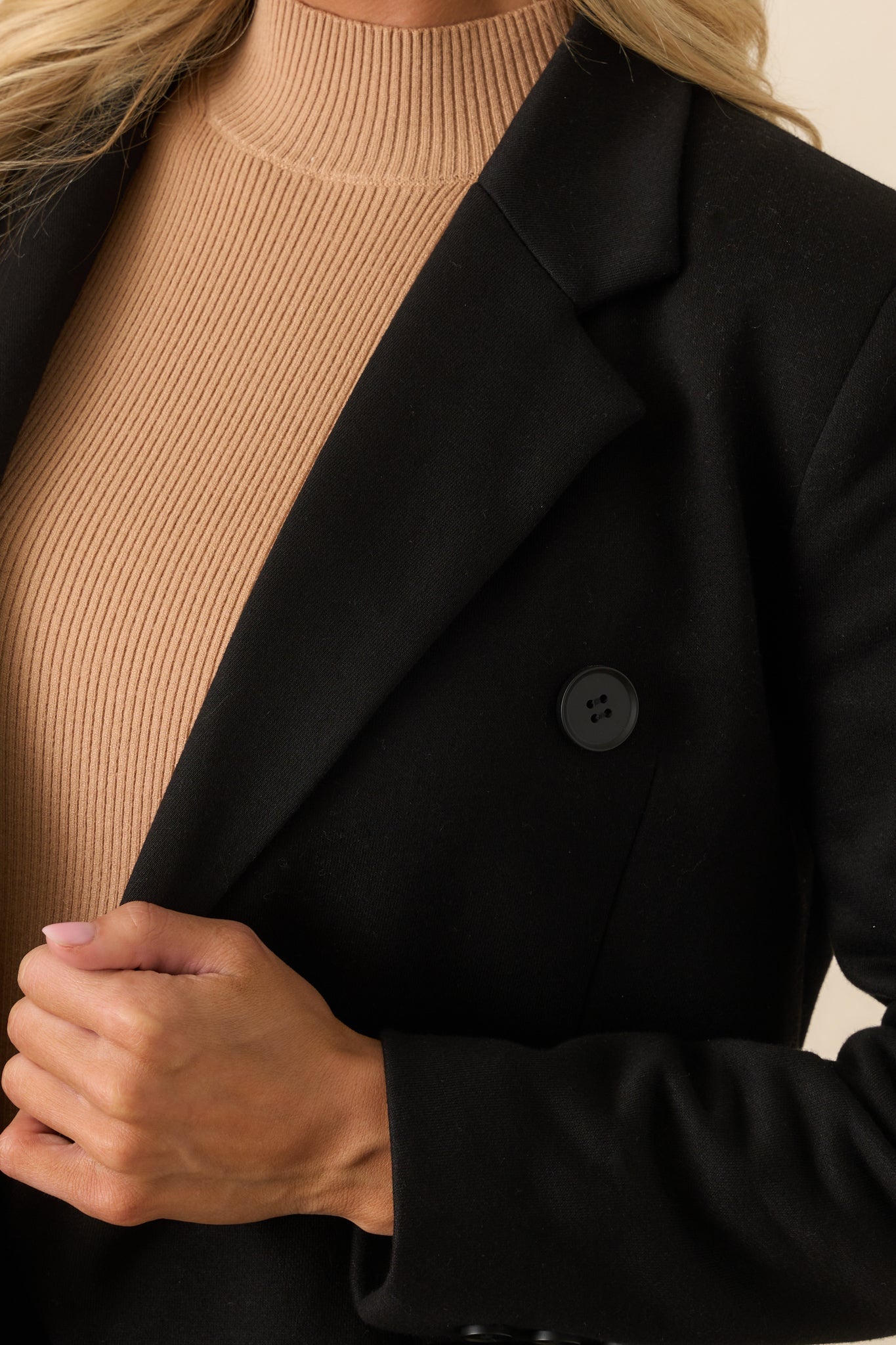 Hidden Reflections Black Blazer