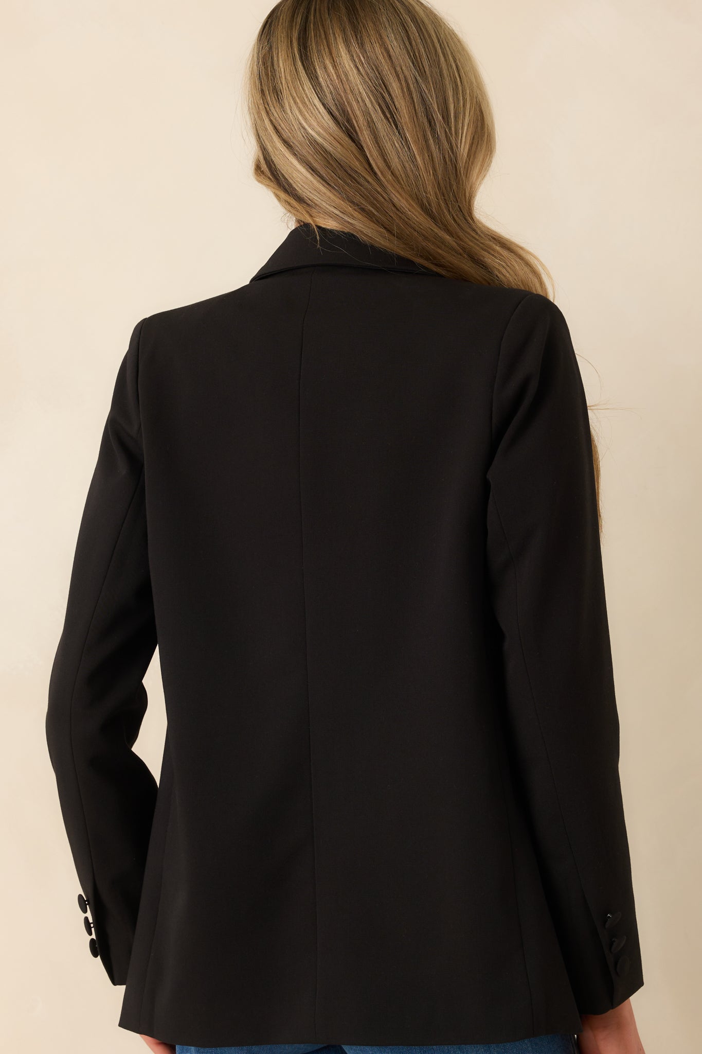 Down To Business Black Blazer