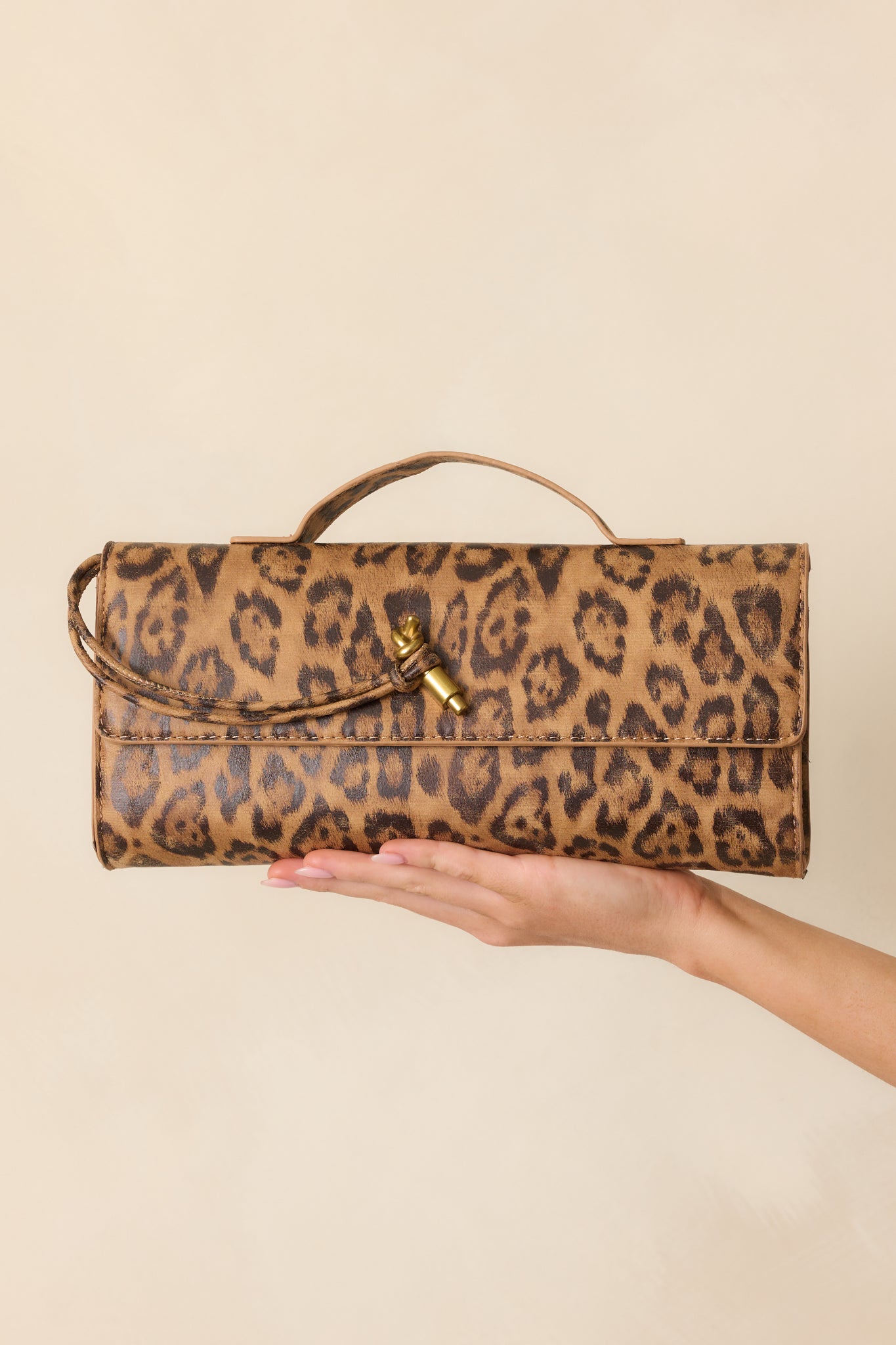 Midnight Sun Leopard Print Clutch