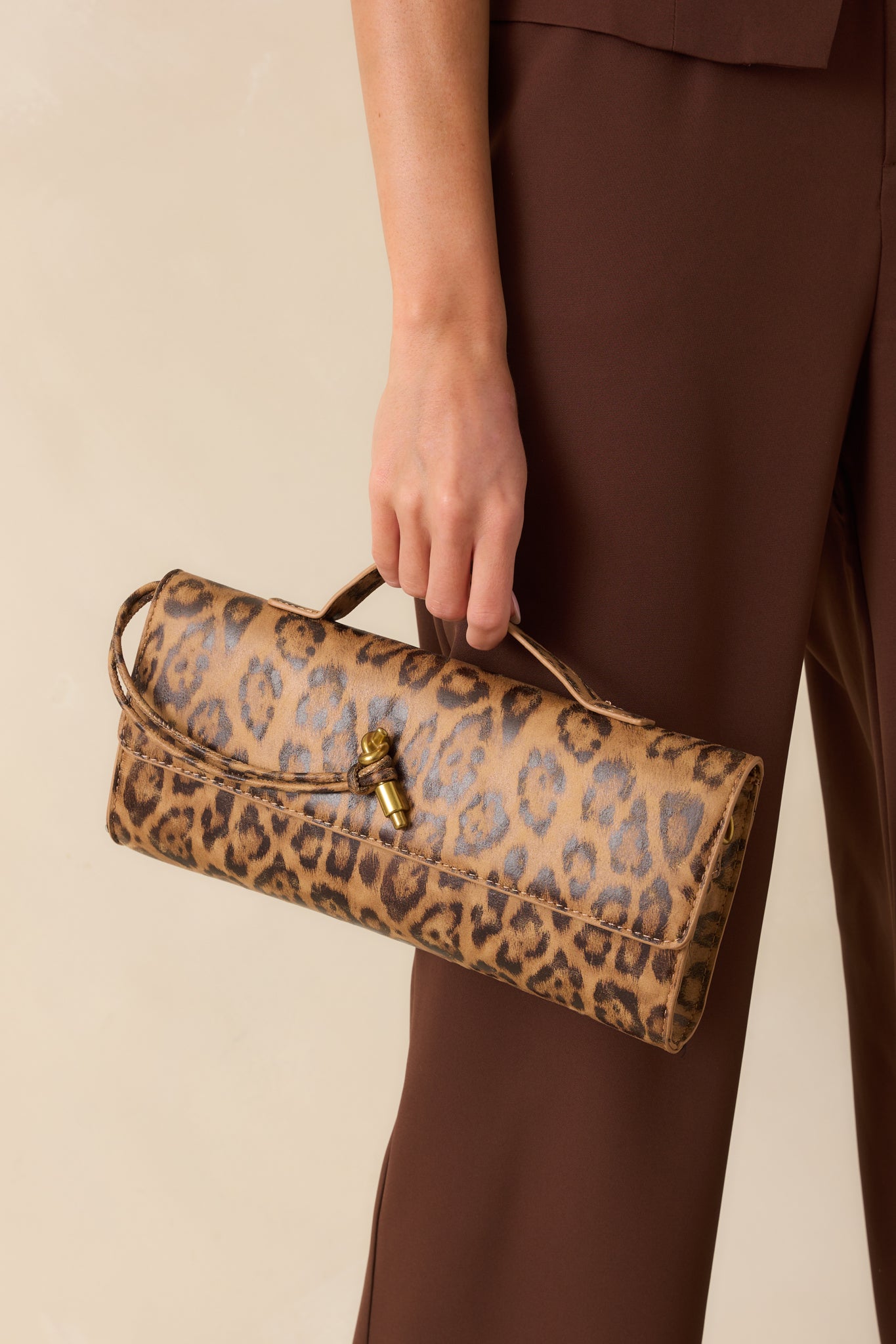 Midnight Sun Leopard Print Clutch