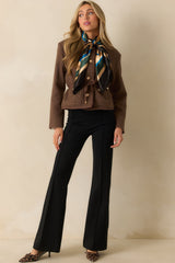 When We Meet Chocolate Brown Jacket
