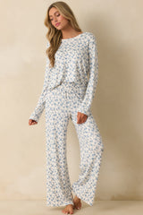 Z Supply Blue Dawn Smocked Ditsy Floral Pants