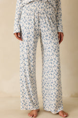 Z Supply Blue Dawn Smocked Ditsy Floral Pants