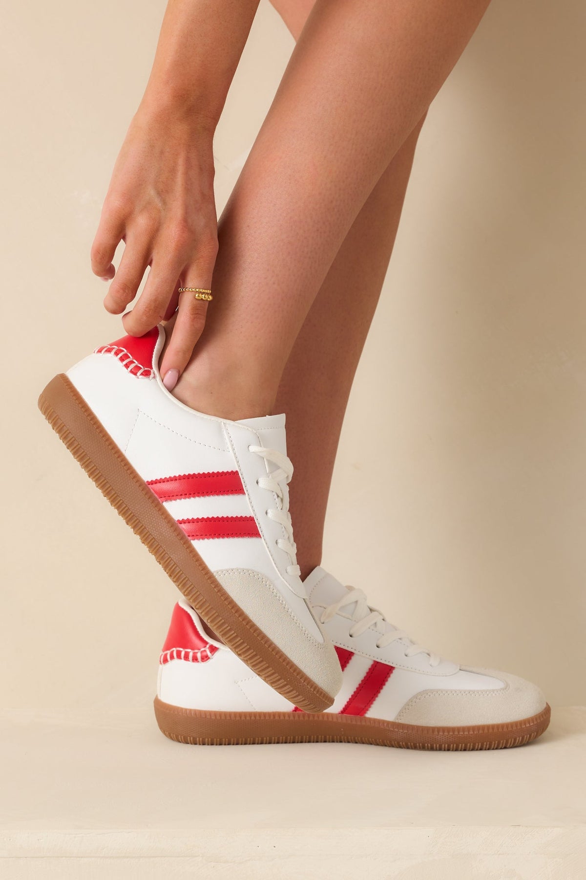 Midtown Market Red Retro Sneakers