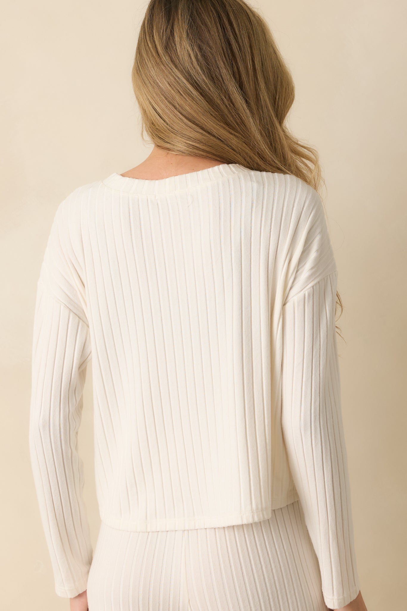 Z Supply Ivory Mara Silky Rib Cardigan