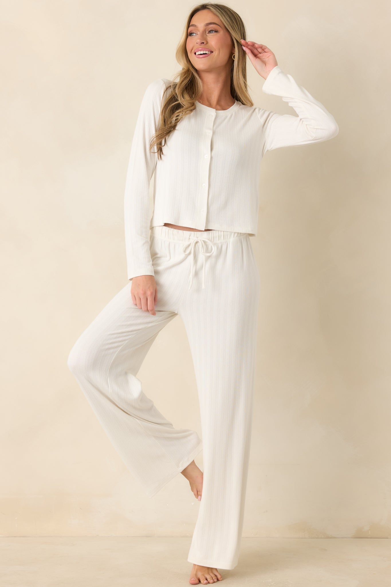 Z Supply Vanilla Ice Lovely Pointelle Top