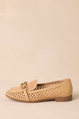 Stick To Your Word Natural Woven Loafer
