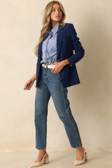 Running Around Navy Blazer