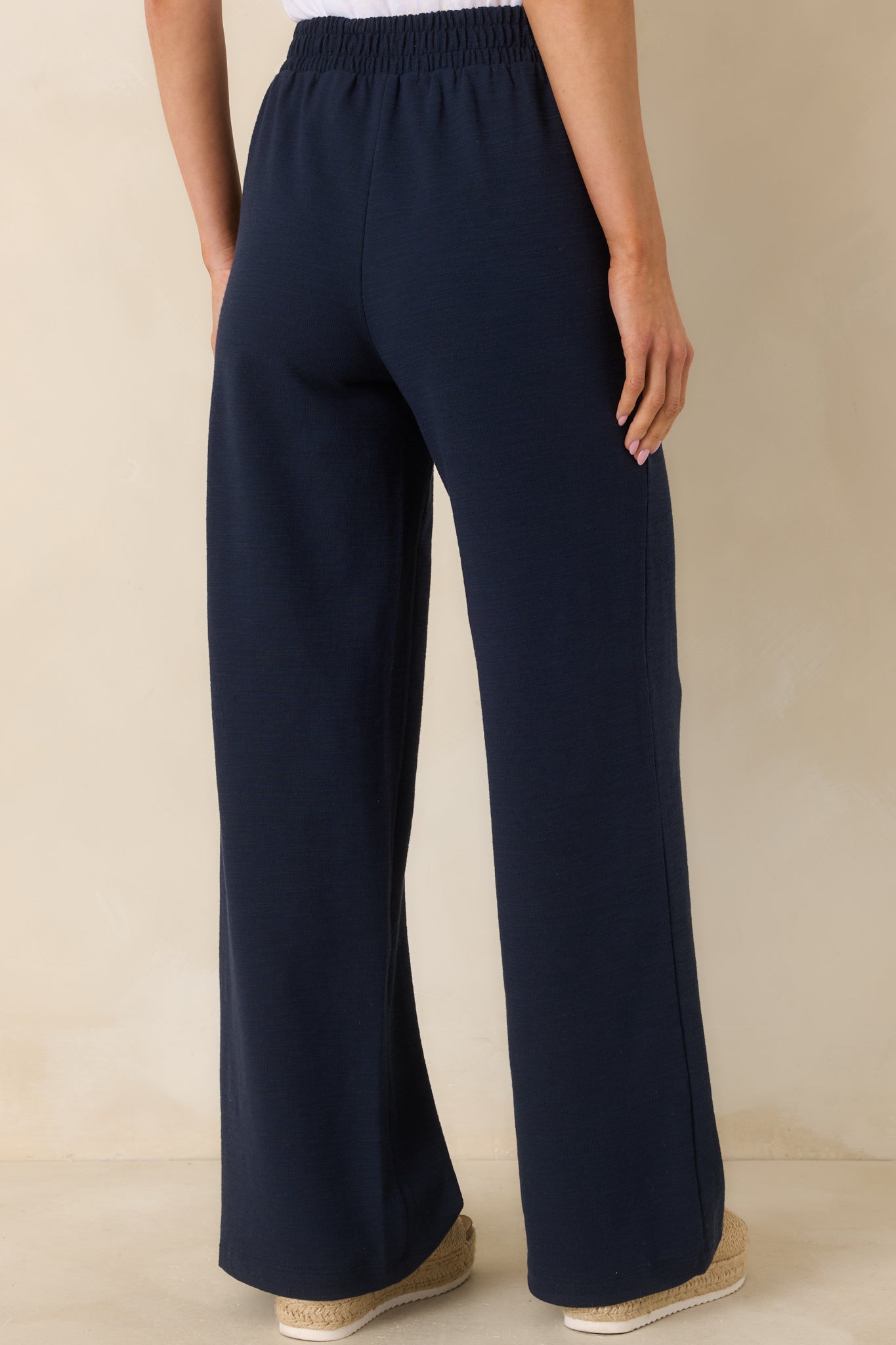 Z Supply Navy Blue Andre Wide Leg Pants