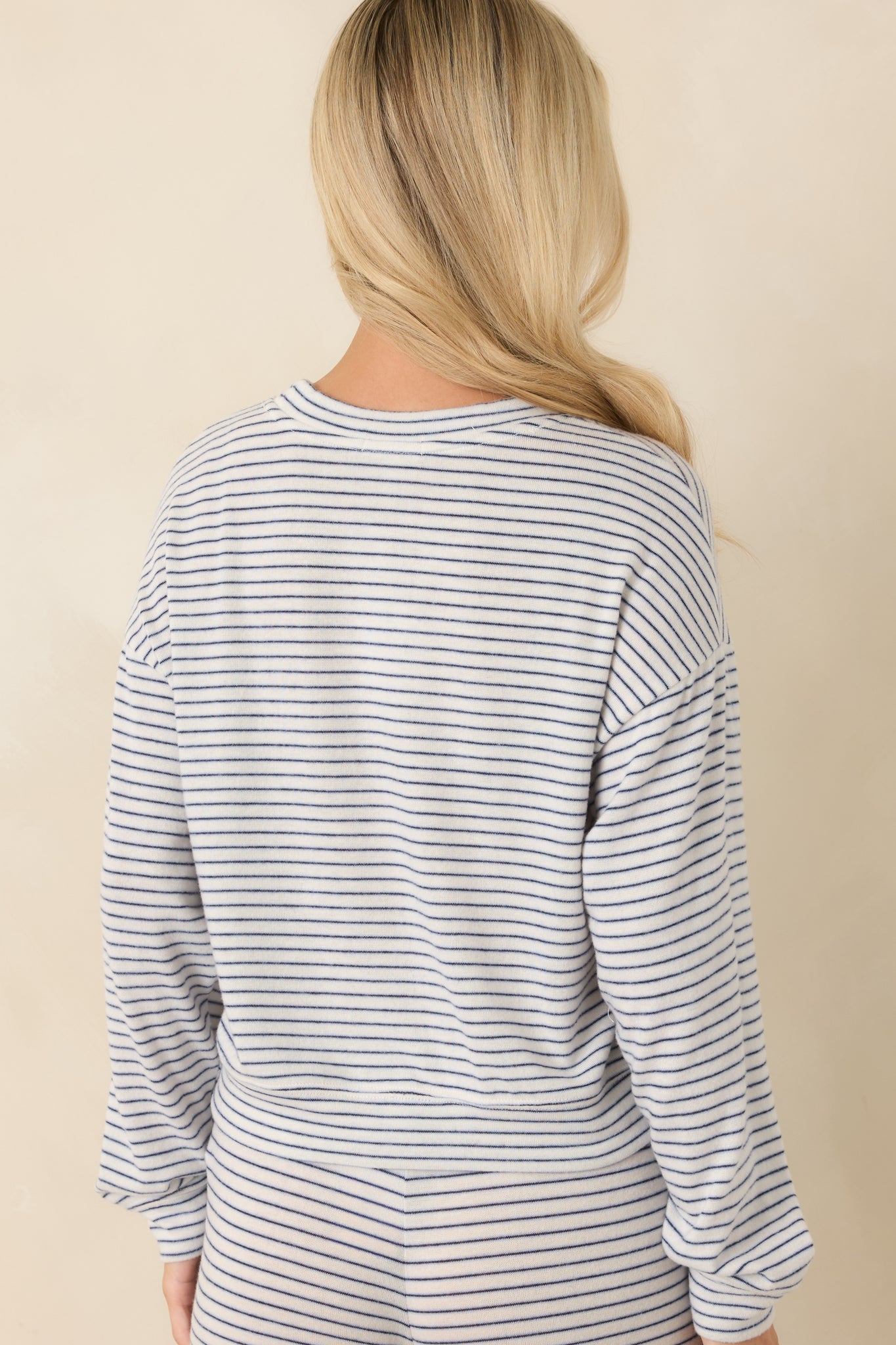 Z Supply Classic Navy Stripe Long Sleeve Top